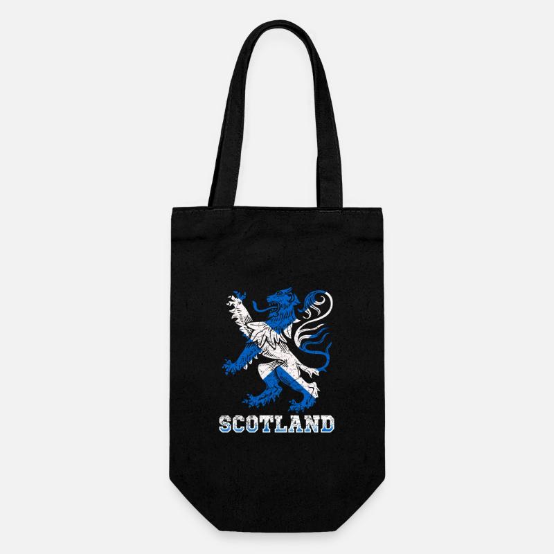 Drapeau de l'Écosse Armoiries écossaises Écossais - Sac à bouteille - noir