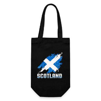 Scotland Flag Scottish Coat of Arms Scots - Gift Bag for Bottles - black - Front