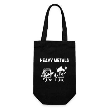 Heavy Metals Chemistry Nerd Puns Ella Lopez - Gift Bag for Bottles - black - Front