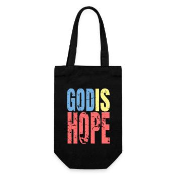 God Hope - Geschenkbeutel für Flaschen - Schwarz - Vorne