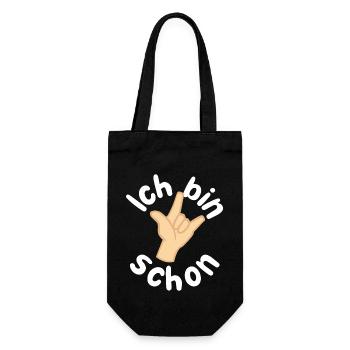 3. GEBURTSTAG ICH BIN SCHON 3 - Geschenkbeutel für Flaschen - Schwarz - Vorne