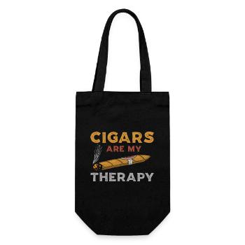 Cadeau de cigares - Sac à bouteille - noir - Devant