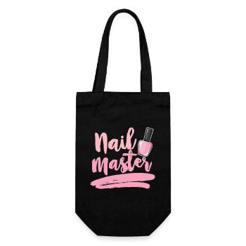 Nail Master - Gift Bag for Bottles - black - Front