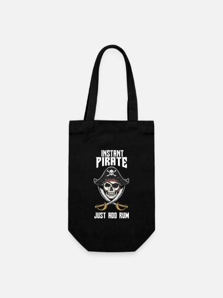 Pirat Piraten Kinder Pirat Geburtstag Pirat Kostüm - Geschenkbeutel für Flaschen - Schwarz