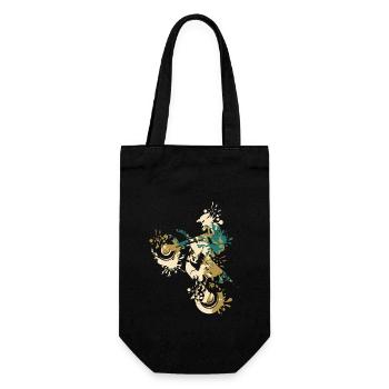 Éclaboussure de motocross - Sac à bouteille - noir - Devant
