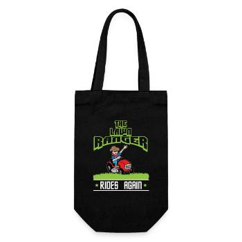 The Lawn Ranger Rides Again - Gift Bag for Bottles - black - Front