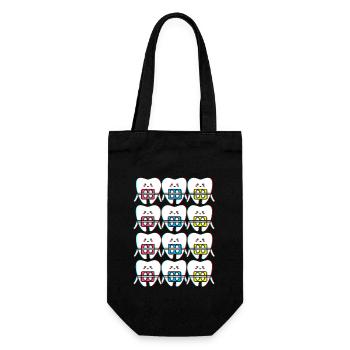 Accolades dentiste femme dentiste - Sac à bouteille - noir - Devant