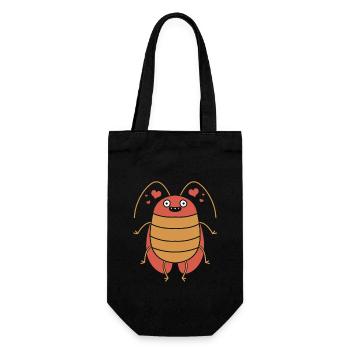 Kakerlake - Geschenkbeutel für Flaschen - Schwarz - Vorne