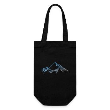 Lignes de montagnes - Sac à bouteille - noir - Devant
