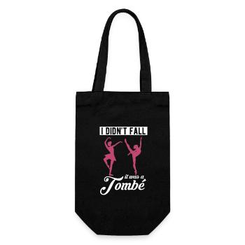Ballett - Geschenkbeutel für Flaschen - Schwarz - Vorne