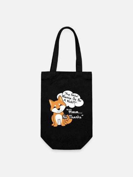 T-shirts Shiba Inu - Sac à bouteille - noir