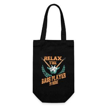 Bass Spieler - Geschenkbeutel für Flaschen - Schwarz - Vorne