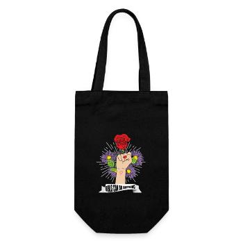 Les filles peuvent faire tout ce que les femmes veulent pour le féminisme - Sac à bouteille - noir - Devant