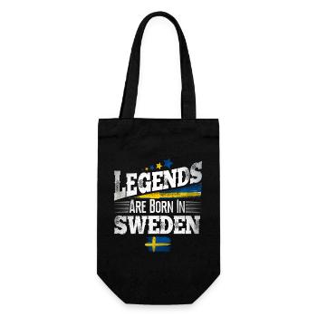 Sweden legends - Gift Bag for Bottles - black - Front