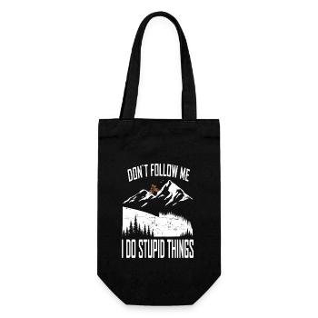 Dont follow me, i do stupid Things - Sac à bouteille - noir - Devant