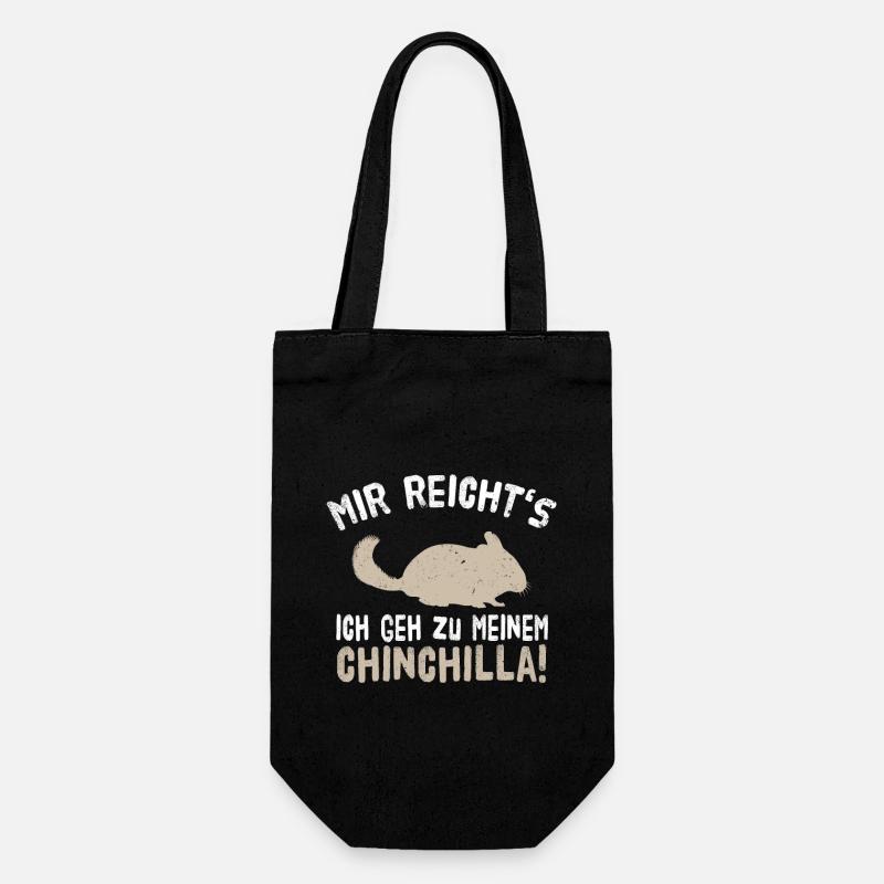 chinchilla - Gift Bag for Bottles - black