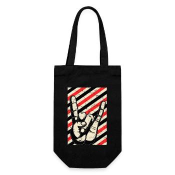 Vintage Punk Rock Punks Punk - Gift Bag for Bottles - black - Front