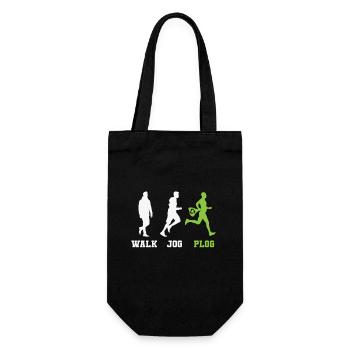 Walk Jog Plog Plogging - Sac à bouteille - noir - Devant