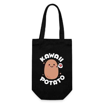 Otaku Kawaii - Gift Bag for Bottles - black - Front