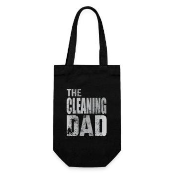 Nettoyage Papa Propre Ménagère Nettoyant Cadeau - Sac à bouteille - noir - Devant