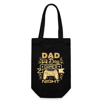Gamer Dad - Gift Bag for Bottles - black - Front