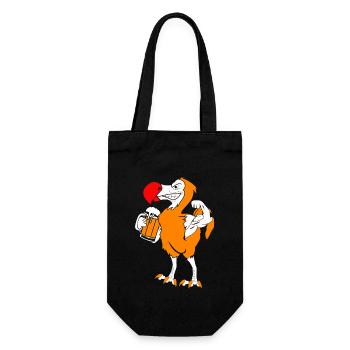 Dodo cadeau oiseau primitive fossil archéologie Geek - Sac à bouteille - noir - Devant
