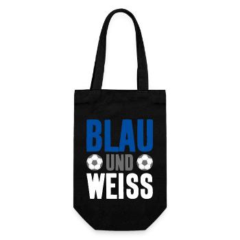 BLAU WEISS FUSSBALL VEREIN - Geschenkbeutel für Flaschen - Schwarz - Vorne