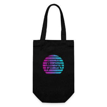 Gaming Gamer Zocken Team Duo Console Gift - Gift Bag for Bottles - black - Front