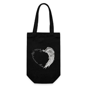 Les mères sont des anges, maman, fête des mères - Sac à bouteille - noir - Devant