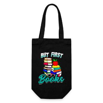 Livres Livre Lecture Littérature - Sac à bouteille - noir - Devant