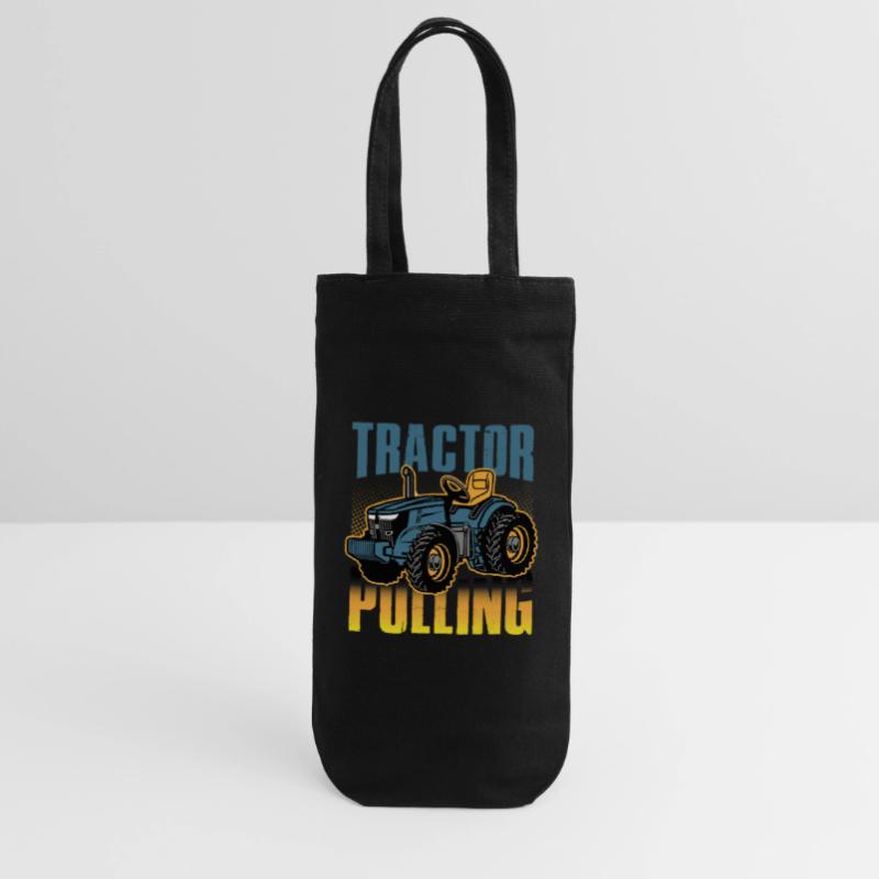 tractor pulling, tractor pulling, racing, Gift Bag for Bottles