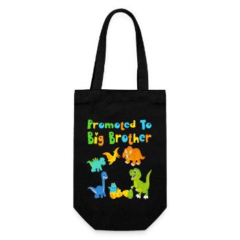 Enfin grand frère Dino - Sac à bouteille - noir - Devant