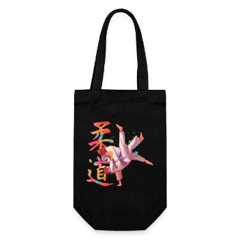 Sportif Judo Arts martiaux Japon - Sac à bouteille - noir - Devant