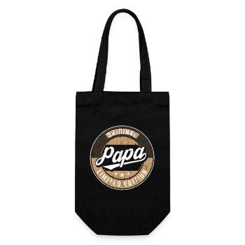 Father's Day Dad Dad Best Dad Daddy Papi Gift - Gift Bag for Bottles - black - Front