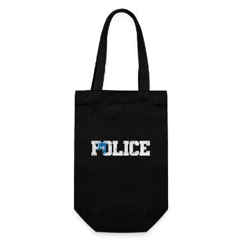 Police Brand Police - Gift Bag for Bottles - black - Front