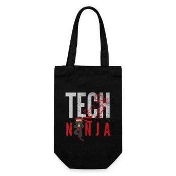 tech, tech analyst, programmer, - Gift Bag for Bottles - black - Front