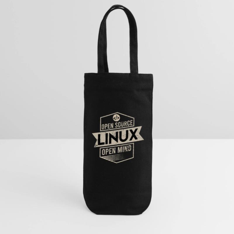 Open Source Open Mind Linux Betriebssystem Geschenkbeutel für Flaschen