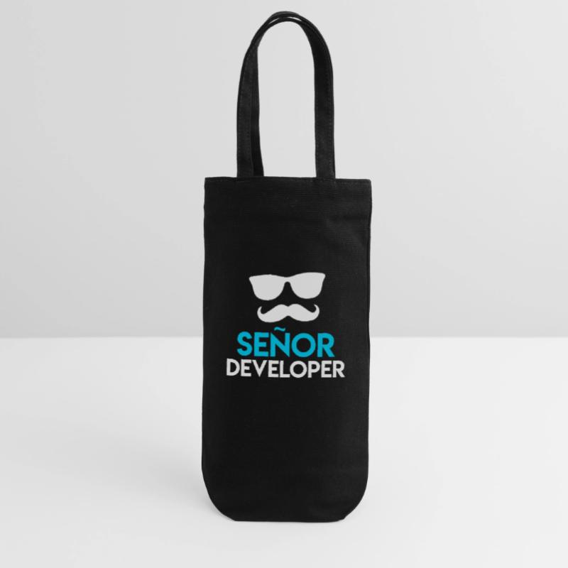 Senor Developer Computer Scientist Nerd Developer Gift Bag for Bottles