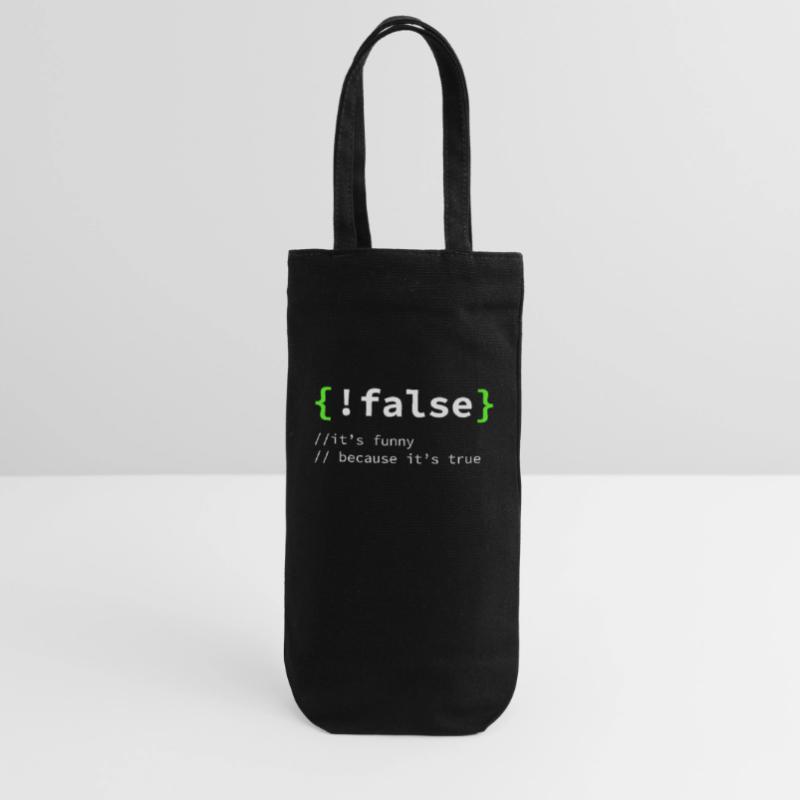 Programmer Developer IT Gift Nerd Geek Gift Bag for Bottles
