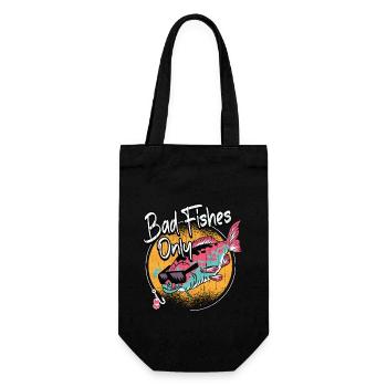 Pêche Maléfique poissons sort Poissons Pêche Cadeau - Sac à bouteille - noir - Devant
