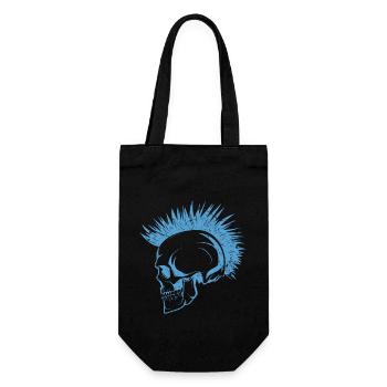 Skull Punks Punk - Gift Bag for Bottles - black - Front
