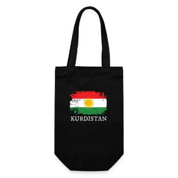 Kurdistan - Geschenkbeutel für Flaschen - Schwarz - Vorne