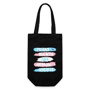 Les Transgenres Transgenre Trans Rights are Human Rights - Sac à bouteille - noir - Devant