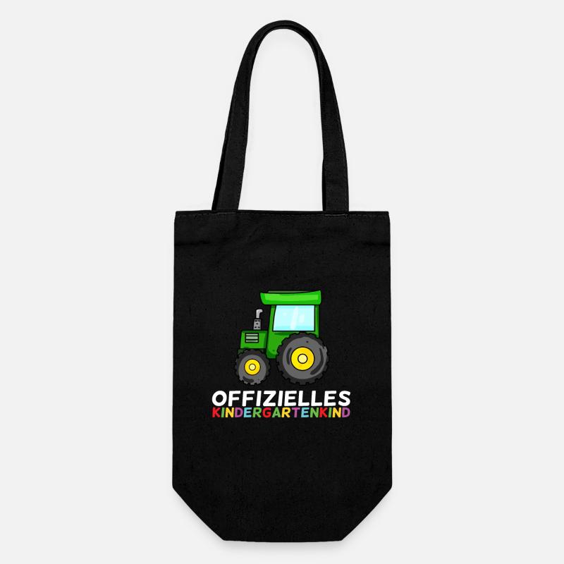 Kindergarten Kindergartenkind - Geschenkbeutel für Flaschen - Schwarz