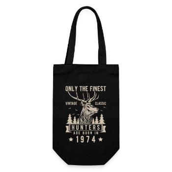 Cadeau de chasseur 1974 - Sac à bouteille - noir - Devant