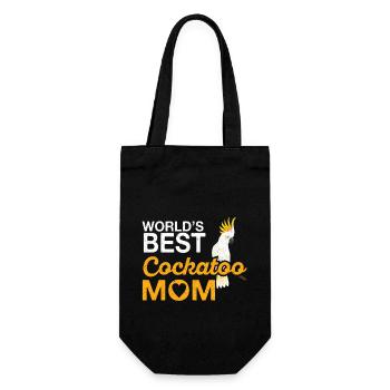 Cockatoo Bird Owner Bird Pet Birds Cockatoo - Gift Bag for Bottles - black - Front