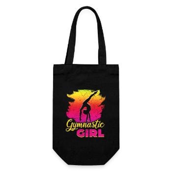Gymnaste gymnaste gymnastique gymnastique - Sac à bouteille - noir - Devant