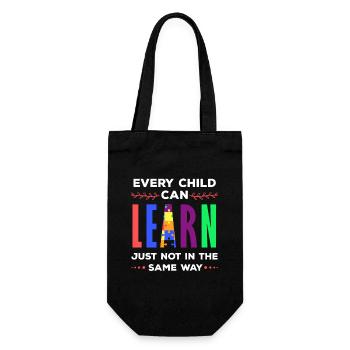 Special Education Teachers, Special Education Teachers - Gift Bag for Bottles - black - Front