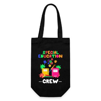 Special Education Teachers, Special Education Teachers - Gift Bag for Bottles - black - Front