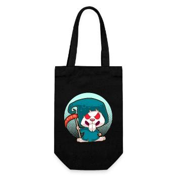 Evil Rabbit Evil Hasi Funny Rabbit Gift - Gift Bag for Bottles - black - Front